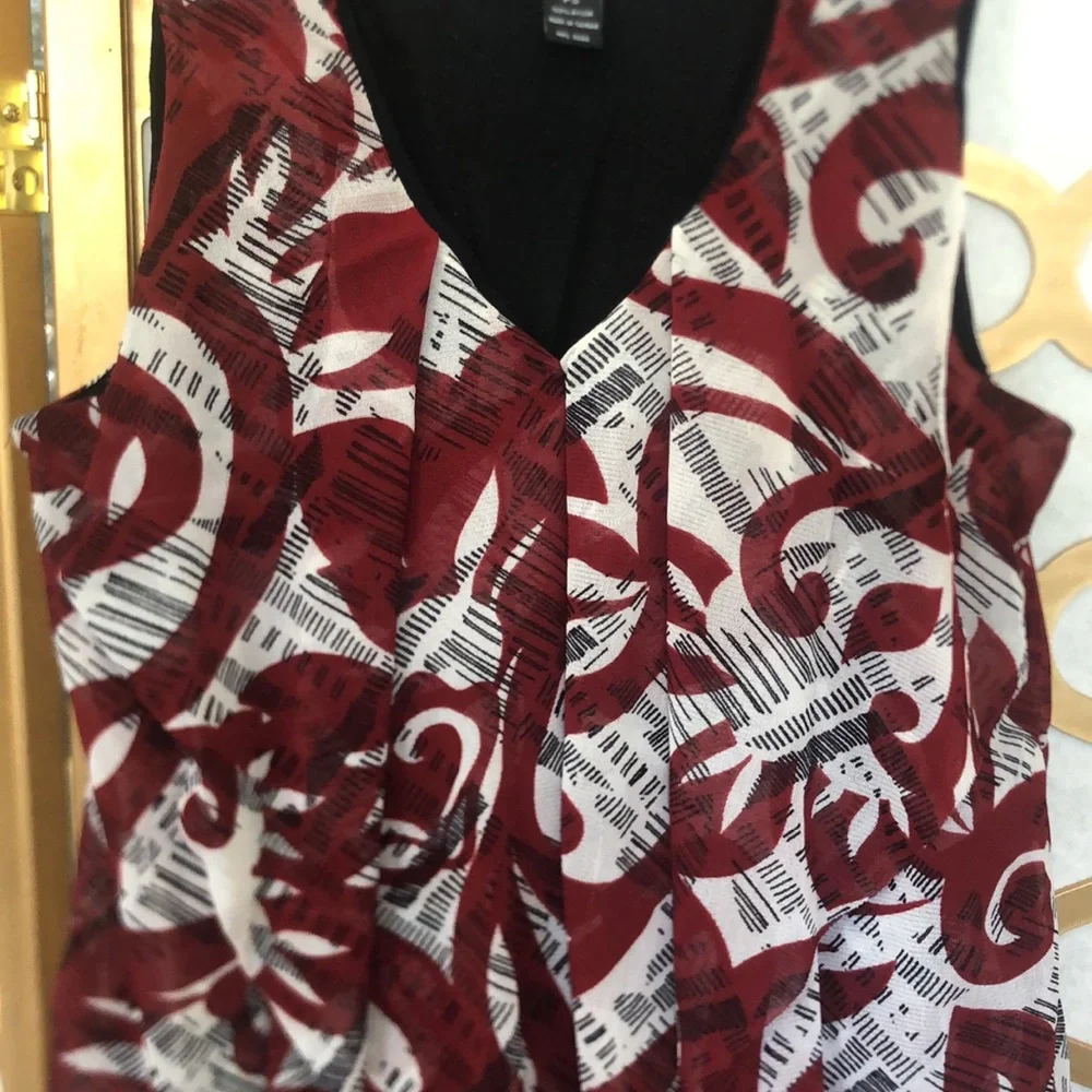 Alfani Petite Flowy Sleeveless Top Size Petite Small - Picture 8 of 8